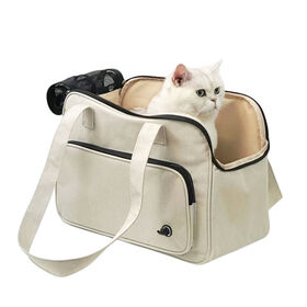 Travel Use Cat Bag Breathable Pet Carrier Bag Dog Center Console Seat Car Carrier Pet Shoulder Bag Pet Supply for Small Dog Cat