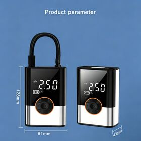 Gonfleur de Pneus de Voiture Sans Fil, Compresseur d'Air Portable 2000mAh pour Voiture et Maison