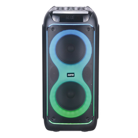 Haut-parleurs Portables Populaires Design 2025 Double 8" et Double 10" avec Lumière RVB, Haut-parleur Bluetooth Sans Fil pour Fêtes en Plein Air