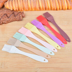 Silicone Basting Brush With Plastic Handle Barbecue Baking Oil Brush