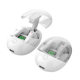 OEM High Quality True Wireless Stereo In-Ear Earphones Hi-Fi Sound Gaming Headphones With LED Power Display and Charging Case