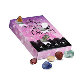 Countdown Gemstone Calendar Box Crystal Gift Set Festival Packaging
