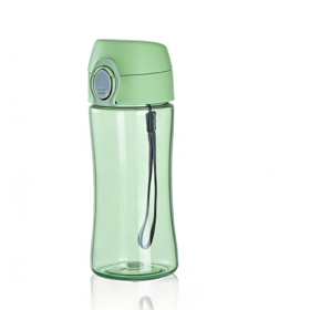 Bouteille d'eau de sport TRITAN en plastique de 450ML avec logo personnalisé par transfert thermique pour enfants - Fabricant de bouteilles pour le style de vie
