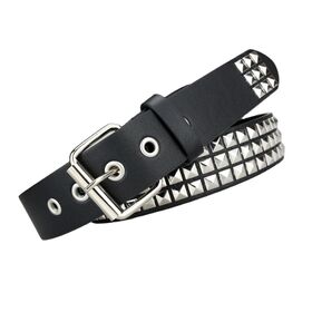 Rivet Decorated Metal Belt Punk Style Waist Strap For Men Women
