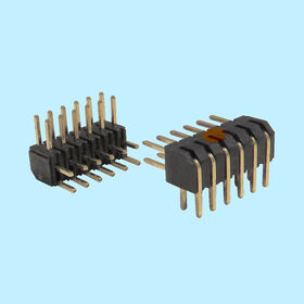 2.0mm Pin Header, DIP 90 Dual Rows with Operating temperature range: -40 to 105 degree C