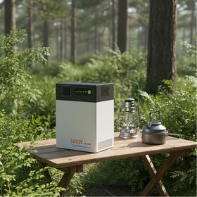 Gran capacidad eléctrica portátil AC PV entrada UPS hogar al aire libre 314ah portátil lifepo4 generador solar 500W 1kwh central eléctrica