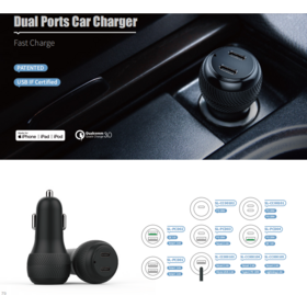 OEM,ODM,PD 20W/PD 35W Car charger work with mobile phone/tablet, portable and easy to carry,durable