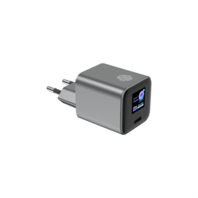 Cargador Inteligente de Viaje Ultra Compacto Personalizado de Fábrica 65W GaN PD Carga Rápida Tipo C con Pantalla TFT