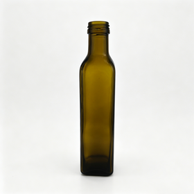 Amber Tall Square Olive Oil Glass Bottle UV Protection for Edible Oil, Seed Oil