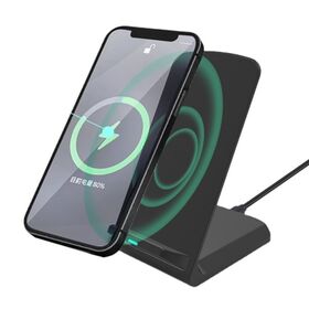 Support de chargeur de téléphone sans fil portable universel 10W 15W à charge rapide intelligente pour bureau mobile, vente en gros et personnalisé, pour smartphone
