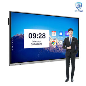 Divers sizes75 "/85"/98 "/110" Tableau blanc interactif avec double système (Android et Windows) Parfait pour les réunions et les présentations