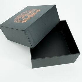 Boîte Rigide Premium Personnalisée avec Estampage à Chaud, Prix d'Usine, Boîte Cadeau Noire Mate pour Promotions