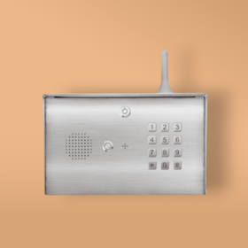Webbasiertes virtuelles Tastenfeld für drahtlose Intercom-Systeme, unterstützt permanente und einmalige Passwörter