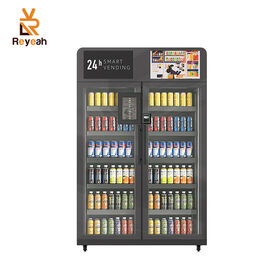 New Technology AI Smart Vending Machine Fresh Fruit Dispenser Smart Touch Screen Metal Body Credit Card QR Code Payment Systems