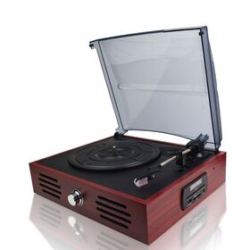 Wholesale Turntable Player Turntable Vinyl LP Record Player with Built in Stereo Speakers
