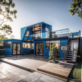 Cheap Modern 20feet Flat-Pack Container Prefab Detachable Container House Ready to Living Prefabricated Portable Container House