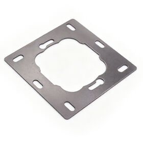 OEM Square Galvanized Steel Electrical Conduit Box Cover Stamping Fixed Metal Junction Box Plates