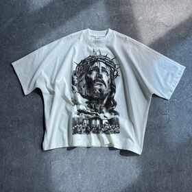 Logotipo personalizado en blanco liso Dtg impresión boxy fit recortada camisa puro algodón camiseta de gran tamaño para hombres streetwear suelta fabricante