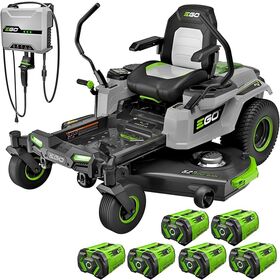 Marco Ltd EGO Power+ Electric Riding Lawn Mower, 42 Deck Cordless Tractor, Includes 6 56V 6.0Ah Batteries and Charger