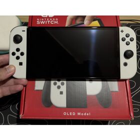 Marco Ltd Nintendo Switch OLED Model Handheld Video Game with White Joy-Con