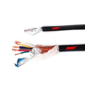 UL20127 PVC-Isolierung Mehrkern-Computerleitung 28AWG Doppelt geschirmtes Elektrokabel