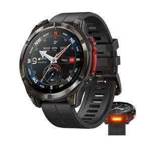 Zeblaze Stratos 4 Pro Smartwatch mit 1,43'' AMOLED-Display, Zwei-Farben-Taschenlampe, Musikspeicher und GPS, über 170 Outdoor-Sportmodi