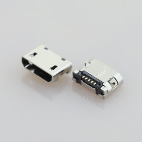 Micro-USB-Steckplatine 5.9 mit flachem Mund, Punkt und Positionierungssäule, 5P-Buchsenstecker