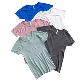 Women's Seamless Quick-Dry Yoga T-Shirt, Breathable Short Sleeve Sports Top