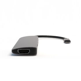 5-in-1 USB-C Adapter mit HDTV, 100W PD USB 3.0 Datenports, SD/TF für Windows & MacOS