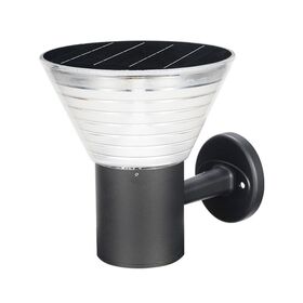 Wasserdichte Solar-Wandleuchte, IP65-zertifiziert, automatische Dämmerungs-zu-Morgendämmerungs-Beleuchtung für Garten, Hof, Villa, Balkon