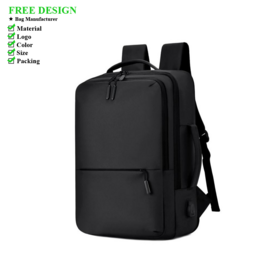 Mochila Ligera y Sencilla para Portátil, Ideal para Viajes de Negocios, Mochila Casual de Moda para el Trabajo y Uso Diario