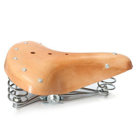 Durable Leather Bicycle Saddle Seat: Comfortable Retro Bike Seat Cushions