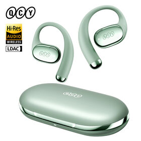 Hersteller Clip Kabellose Ohrhörer Bluetooth 6.0 mit Bass Boost & Hi-Res Audio, 52 Stunden Wiedergabezeit, 17&12mm Dual-Magnet-Treiber, QCY APP