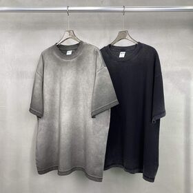 Chemise Personnalisable Haute Qualité - Options Oversize Lavées Respirantes à l'Aspect Vieilli pour Printemps/Été