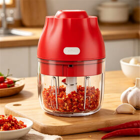 Mini USB Wireless Electric Garlic Chopper Portable Food Processor