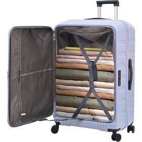 29 Inch Luggage with Expansion & Side Opening Design, 50 * 31(35)*76cm, 117L~133L Ligthweight ABS+PC Hardshell Checked Suitcase