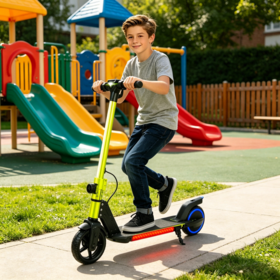 Hersteller Direktvertrieb OEM Elektroroller 150W Kinderroller 21.6V / 2.5Ah Lithiumbatterie Einfach faltbarer Kinder-Elektro-Scooter