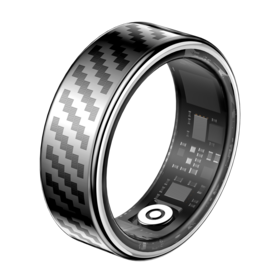 Fitness Tracker AI Smart Health Ring with Diamond Multi Functional Finger Control Sleep Heart Rate Oxygen Monitoring Technology