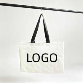 Durable Eco-Friendly Reusable PP Woven Folding Shopping Tote with Long Handle Custom Logo Option Large Capacity