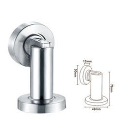 Magnetic stainless door stopper for indoor decorative door