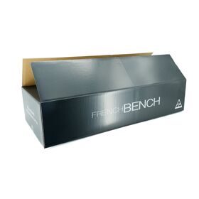 Marca al por mayor impreso largo RSC envío caja reciclable Kraft interior cartón corrugado para muebles al por menor