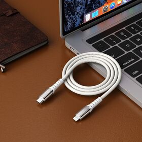 OEM ODM factoyr, soft PU leather Cable, water proof, Zinc alloy plug and PU leather jacket, long SR design, metal plug