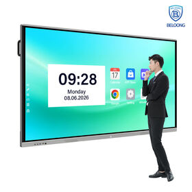 Différentes tailles 65 "/75"/85 "/98"/110 "tableau blanc interactif avec double système parfait pour les réunions et les présentations