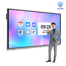 Smooth Touch Interaktives Whiteboard 65"/75"/85"/98"/110" mit Dual-System, Perfekt für Meetings und Präsentationen