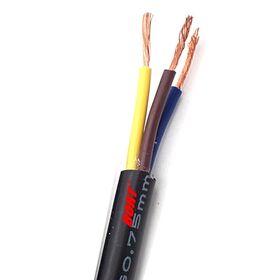 Großhandel H05VV-F PVC-Mantelkabel 3 Ader 1,0mm 1,5mm Flexibles Stromkabel