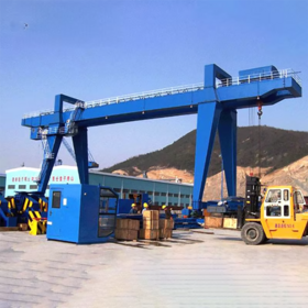 Venta directa de fábrica Heavy Duty caja tipo construcción naval pórtico marco Goliath grúa doble viga pórtico grúa precio