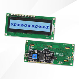 Russian character lcm display module SJXD1601A-IIC STN Gray Positive microcontroller i2c lcd 16X1 dot matrix display screen