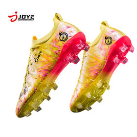 Zapatillas de fútbol duraderas de alta calidad con tacos largos para entrenamiento deportivo de primavera, malla TPU, plantilla personalizable