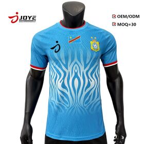 قميص عالي الجودة من المصنع custom 26-27 قميص كونغو لاعب جيرسي لكرة القدم مناسب للجسم