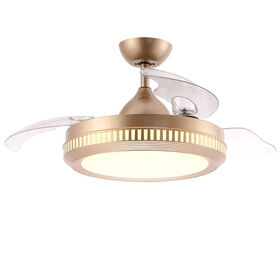 Six Speed Rose Gold Bladeless Ceiling Fans